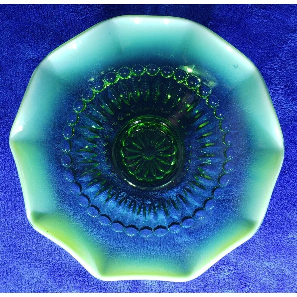 Vintage Collectible Mosser Opalescent Dish